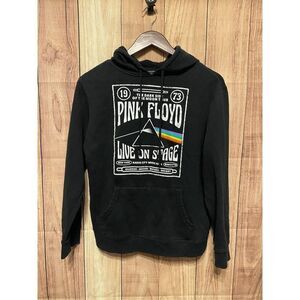 Pink Floyd Small sweatshirt hoodie black dark side moon prism 1973 tour